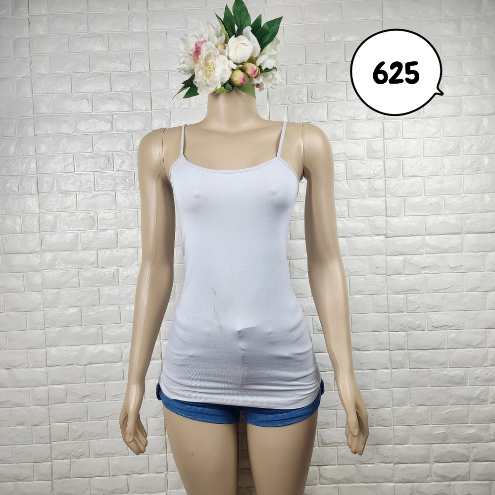 Colorful Small White Tank Top – Casual Sleeveless Basic Everyday Essential